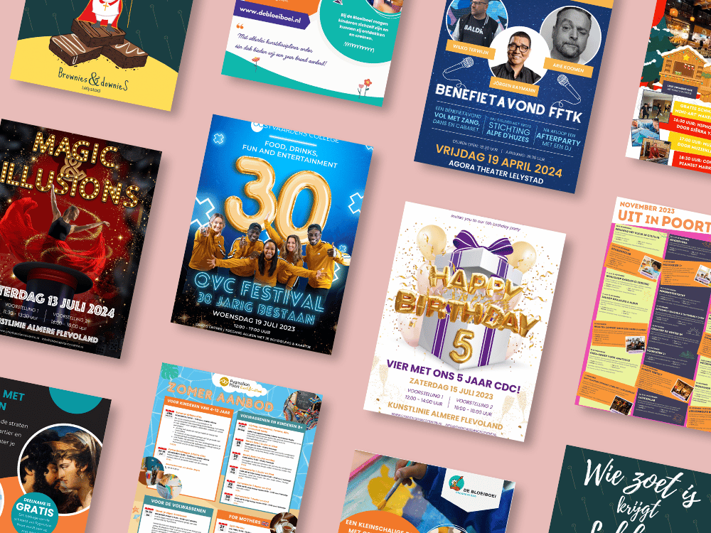 Contact drukwerk - By Dawn Creations